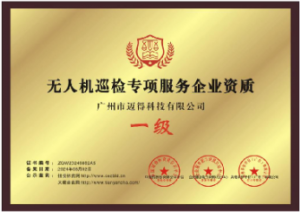 无人机巡检专项服务企业资质